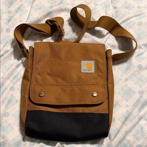 Carhartt Brown and Black Crossbody Bag